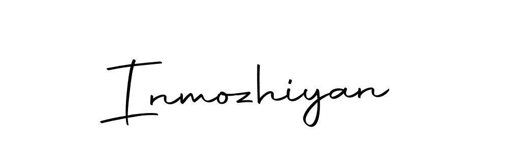 Inmozhiyan stylish signature style. Best Handwritten Sign (Autography-DOLnW) for my name. Handwritten Signature Collection Ideas for my name Inmozhiyan. Inmozhiyan signature style 10 images and pictures png