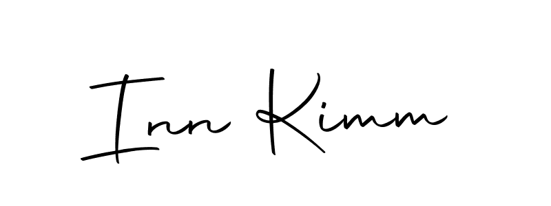 Design your own signature with our free online signature maker. With this signature software, you can create a handwritten (Autography-DOLnW) signature for name Inn Kimm. Inn Kimm signature style 10 images and pictures png
