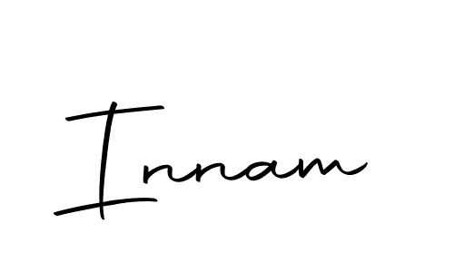 Design your own signature with our free online signature maker. With this signature software, you can create a handwritten (Autography-DOLnW) signature for name Innam. Innam signature style 10 images and pictures png