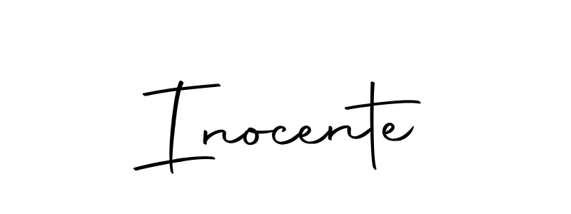 Make a beautiful signature design for name Inocente. Use this online signature maker to create a handwritten signature for free. Inocente signature style 10 images and pictures png