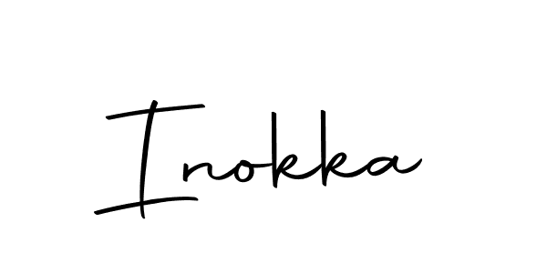 Make a beautiful signature design for name Inokka. With this signature (Autography-DOLnW) style, you can create a handwritten signature for free. Inokka signature style 10 images and pictures png