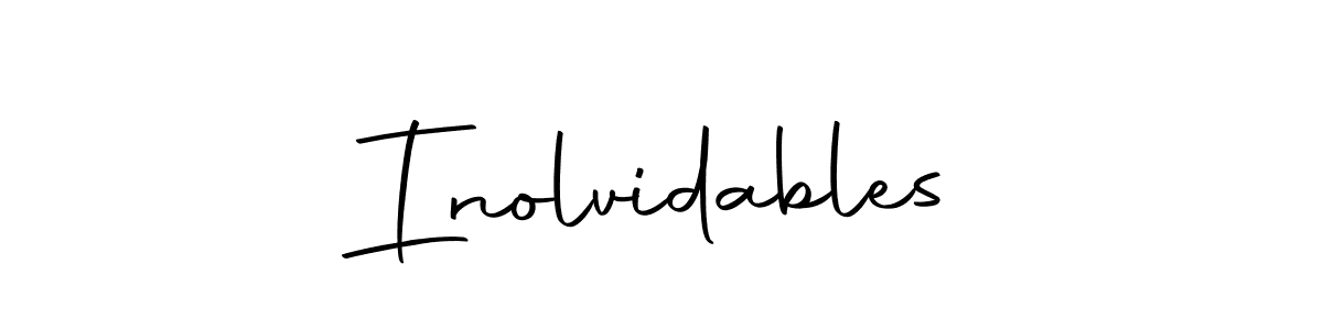 Use a signature maker to create a handwritten signature online. With this signature software, you can design (Autography-DOLnW) your own signature for name Inolvidables. Inolvidables signature style 10 images and pictures png