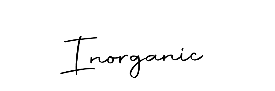 How to make Inorganic name signature. Use Autography-DOLnW style for creating short signs online. This is the latest handwritten sign. Inorganic signature style 10 images and pictures png