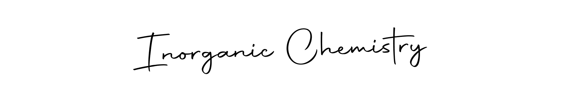Make a beautiful signature design for name Inorganic Chemistry. Use this online signature maker to create a handwritten signature for free. Inorganic Chemistry signature style 10 images and pictures png