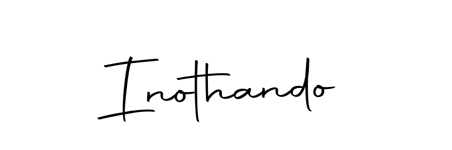 Design your own signature with our free online signature maker. With this signature software, you can create a handwritten (Autography-DOLnW) signature for name Inothando. Inothando signature style 10 images and pictures png