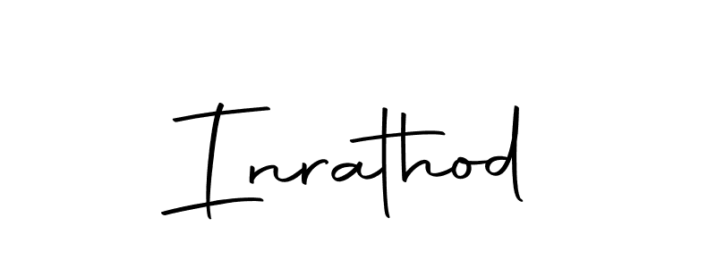 The best way (Autography-DOLnW) to make a short signature is to pick only two or three words in your name. The name Inrathod include a total of six letters. For converting this name. Inrathod signature style 10 images and pictures png