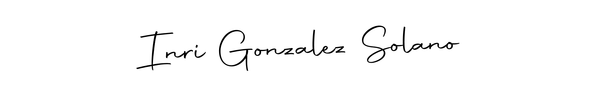 Make a beautiful signature design for name Inri Gonzalez Solano. With this signature (Autography-DOLnW) style, you can create a handwritten signature for free. Inri Gonzalez Solano signature style 10 images and pictures png