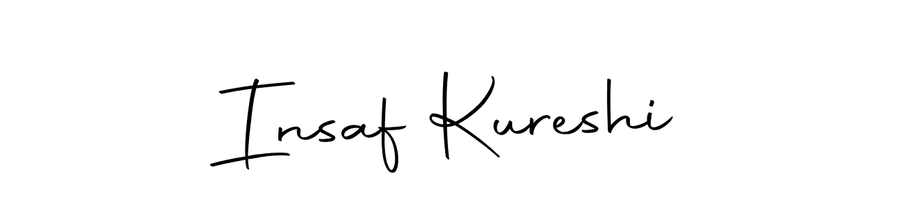 Design your own signature with our free online signature maker. With this signature software, you can create a handwritten (Autography-DOLnW) signature for name Insaf Kureshi. Insaf Kureshi signature style 10 images and pictures png