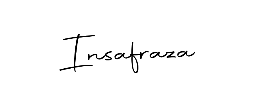 You should practise on your own different ways (Autography-DOLnW) to write your name (Insafraza) in signature. don't let someone else do it for you. Insafraza signature style 10 images and pictures png