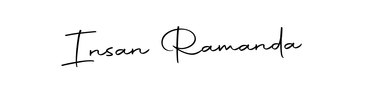 Insan Ramanda stylish signature style. Best Handwritten Sign (Autography-DOLnW) for my name. Handwritten Signature Collection Ideas for my name Insan Ramanda. Insan Ramanda signature style 10 images and pictures png