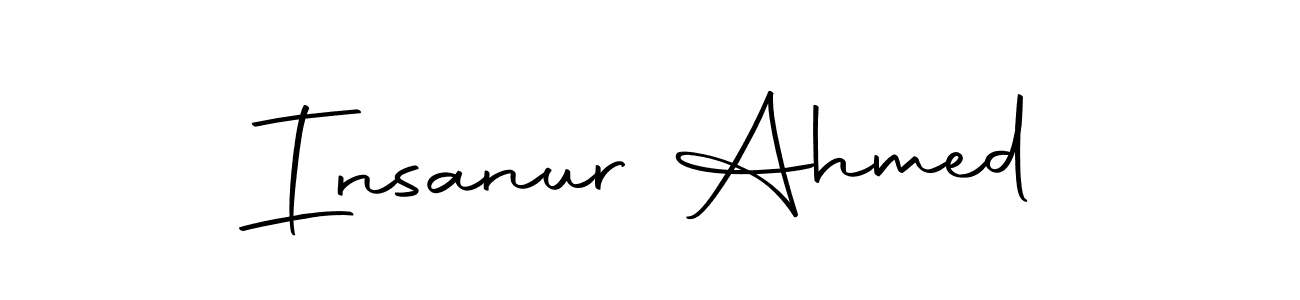 How to Draw Insanur Ahmed signature style? Autography-DOLnW is a latest design signature styles for name Insanur Ahmed. Insanur Ahmed signature style 10 images and pictures png