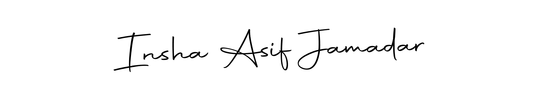 Make a short Insha Asif Jamadar signature style. Manage your documents anywhere anytime using Autography-DOLnW. Create and add eSignatures, submit forms, share and send files easily. Insha Asif Jamadar signature style 10 images and pictures png
