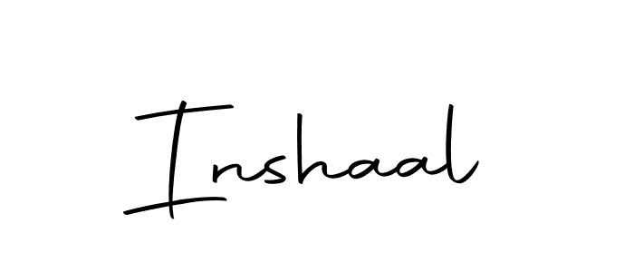 How to make Inshaal name signature. Use Autography-DOLnW style for creating short signs online. This is the latest handwritten sign. Inshaal signature style 10 images and pictures png