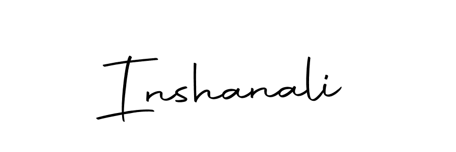 Also we have Inshanali name is the best signature style. Create professional handwritten signature collection using Autography-DOLnW autograph style. Inshanali signature style 10 images and pictures png