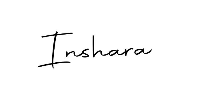 The best way (Autography-DOLnW) to make a short signature is to pick only two or three words in your name. The name Inshara include a total of six letters. For converting this name. Inshara signature style 10 images and pictures png