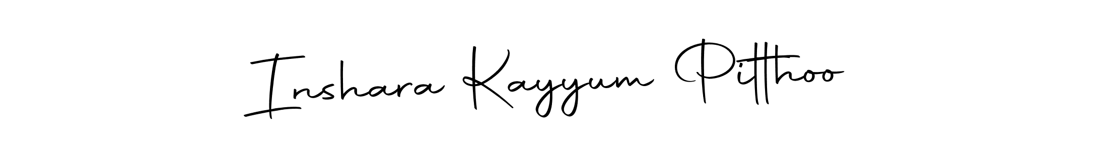 It looks lik you need a new signature style for name Inshara Kayyum Pitthoo. Design unique handwritten (Autography-DOLnW) signature with our free signature maker in just a few clicks. Inshara Kayyum Pitthoo signature style 10 images and pictures png