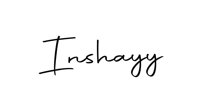 if you are searching for the best signature style for your name Inshayy. so please give up your signature search. here we have designed multiple signature styles  using Autography-DOLnW. Inshayy signature style 10 images and pictures png