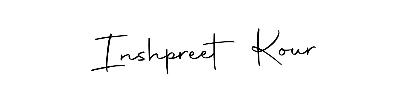 Make a beautiful signature design for name Inshpreet Kour. Use this online signature maker to create a handwritten signature for free. Inshpreet Kour signature style 10 images and pictures png