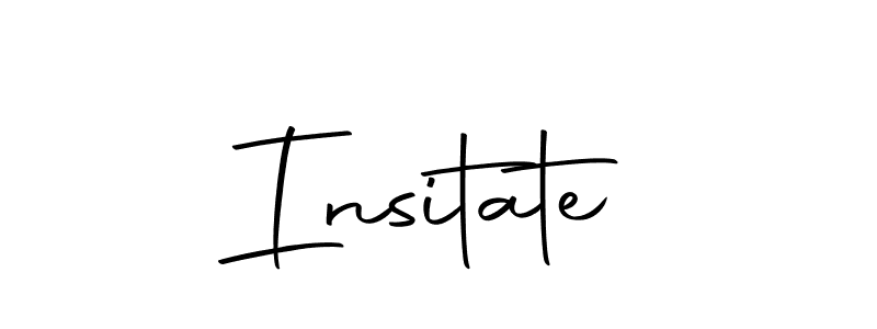 Create a beautiful signature design for name Insitate. With this signature (Autography-DOLnW) fonts, you can make a handwritten signature for free. Insitate signature style 10 images and pictures png