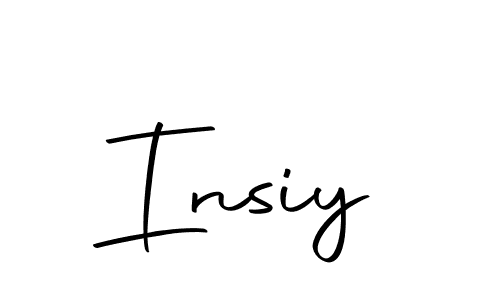 You can use this online signature creator to create a handwritten signature for the name Insiy. This is the best online autograph maker. Insiy signature style 10 images and pictures png