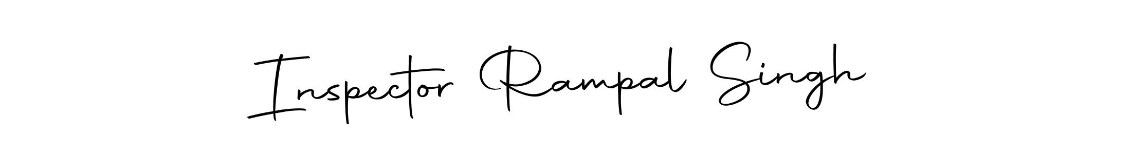 Make a short Inspector Rampal Singh signature style. Manage your documents anywhere anytime using Autography-DOLnW. Create and add eSignatures, submit forms, share and send files easily. Inspector Rampal Singh signature style 10 images and pictures png