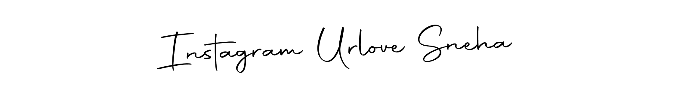 Use a signature maker to create a handwritten signature online. With this signature software, you can design (Autography-DOLnW) your own signature for name Instagram Urlove Sneha . Instagram Urlove Sneha  signature style 10 images and pictures png