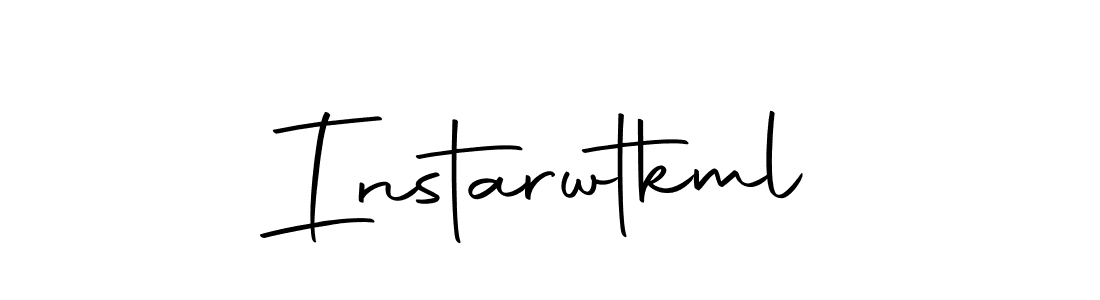 Make a beautiful signature design for name Instarwtkml. With this signature (Autography-DOLnW) style, you can create a handwritten signature for free. Instarwtkml signature style 10 images and pictures png