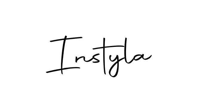 The best way (Autography-DOLnW) to make a short signature is to pick only two or three words in your name. The name Instyla include a total of six letters. For converting this name. Instyla signature style 10 images and pictures png