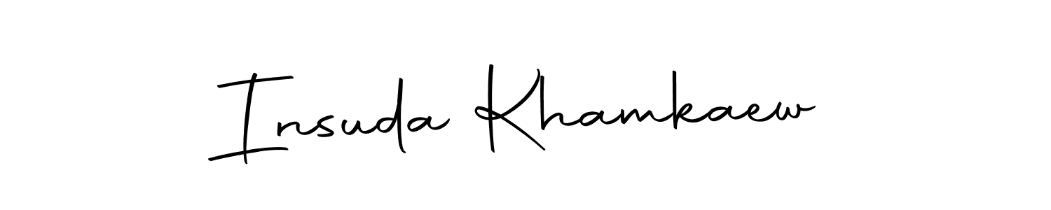 Best and Professional Signature Style for Insuda Khamkaew. Autography-DOLnW Best Signature Style Collection. Insuda Khamkaew signature style 10 images and pictures png