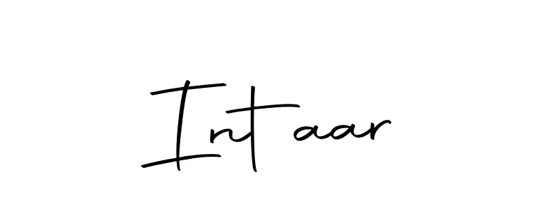 You should practise on your own different ways (Autography-DOLnW) to write your name (Intظaar) in signature. don't let someone else do it for you. Intظaar signature style 10 images and pictures png