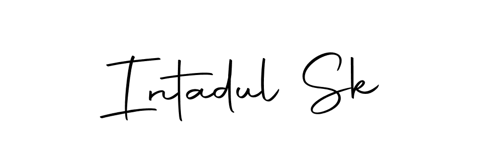 Make a beautiful signature design for name Intadul Sk. Use this online signature maker to create a handwritten signature for free. Intadul Sk signature style 10 images and pictures png