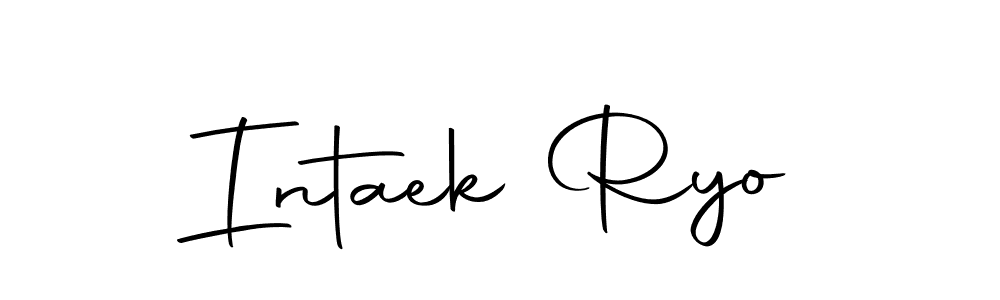 Here are the top 10 professional signature styles for the name Intaek Ryo. These are the best autograph styles you can use for your name. Intaek Ryo signature style 10 images and pictures png