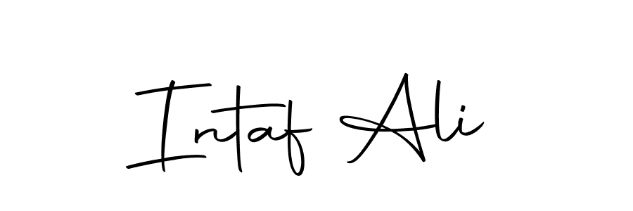 The best way (Autography-DOLnW) to make a short signature is to pick only two or three words in your name. The name Intaf Ali include a total of six letters. For converting this name. Intaf Ali signature style 10 images and pictures png