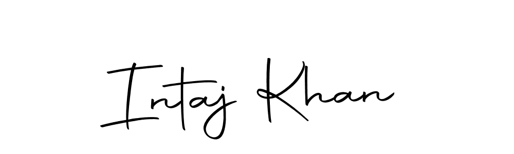 How to make Intaj Khan signature? Autography-DOLnW is a professional autograph style. Create handwritten signature for Intaj Khan name. Intaj Khan signature style 10 images and pictures png