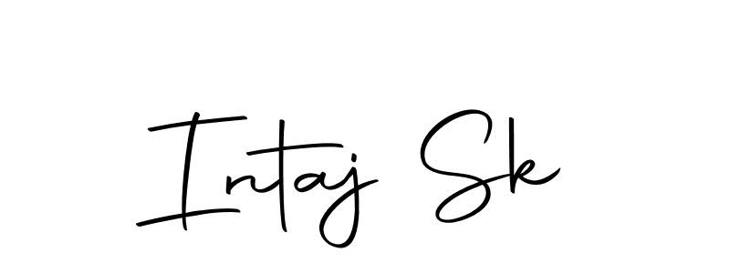 Use a signature maker to create a handwritten signature online. With this signature software, you can design (Autography-DOLnW) your own signature for name Intaj Sk. Intaj Sk signature style 10 images and pictures png