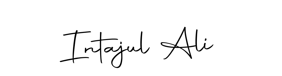 Design your own signature with our free online signature maker. With this signature software, you can create a handwritten (Autography-DOLnW) signature for name Intajul Ali. Intajul Ali signature style 10 images and pictures png