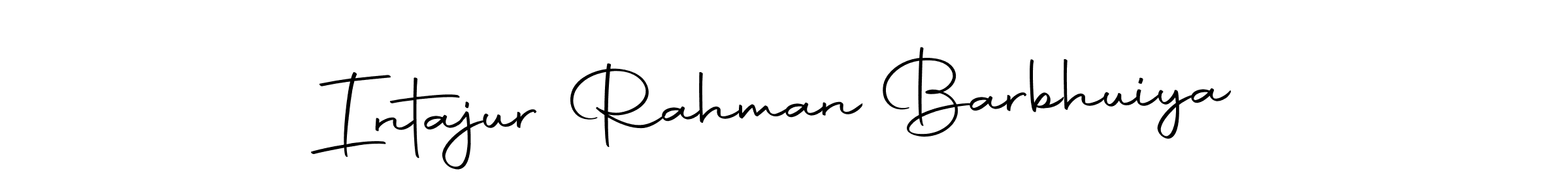 The best way (Autography-DOLnW) to make a short signature is to pick only two or three words in your name. The name Intajur Rahman Barbhuiya include a total of six letters. For converting this name. Intajur Rahman Barbhuiya signature style 10 images and pictures png