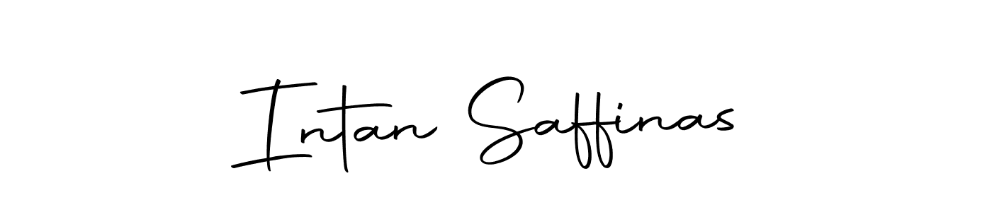 Design your own signature with our free online signature maker. With this signature software, you can create a handwritten (Autography-DOLnW) signature for name Intan Saffinas. Intan Saffinas signature style 10 images and pictures png