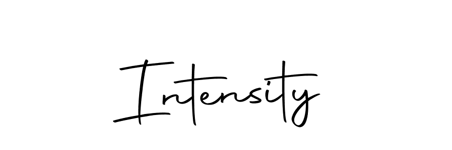 Design your own signature with our free online signature maker. With this signature software, you can create a handwritten (Autography-DOLnW) signature for name Intensity. Intensity signature style 10 images and pictures png