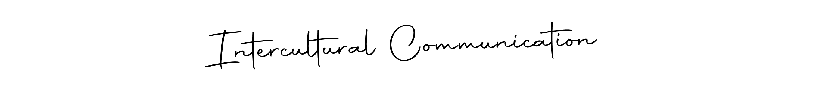 Make a beautiful signature design for name Intercultural Communication. With this signature (Autography-DOLnW) style, you can create a handwritten signature for free. Intercultural Communication signature style 10 images and pictures png