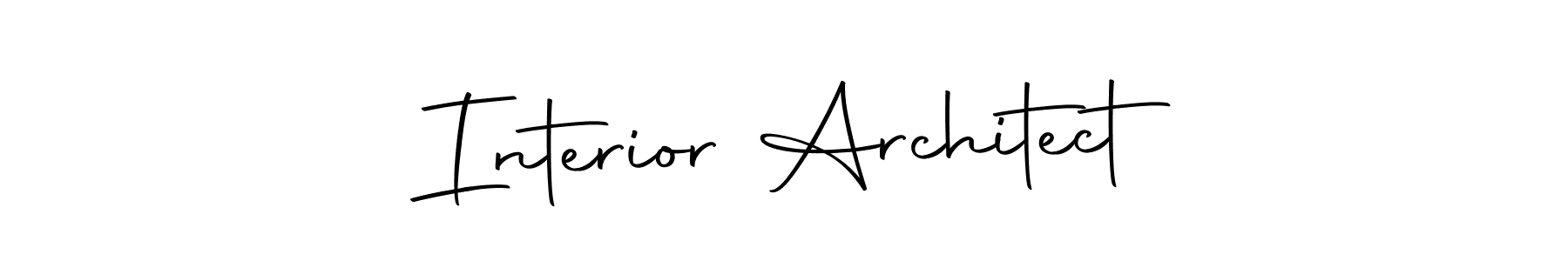 You should practise on your own different ways (Autography-DOLnW) to write your name (Interior Architect) in signature. don't let someone else do it for you. Interior Architect signature style 10 images and pictures png