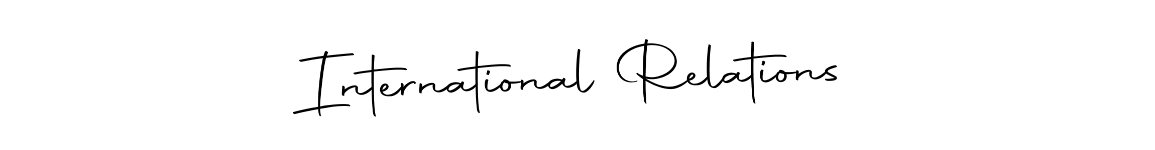 Autography-DOLnW is a professional signature style that is perfect for those who want to add a touch of class to their signature. It is also a great choice for those who want to make their signature more unique. Get International Relations name to fancy signature for free. International Relations signature style 10 images and pictures png