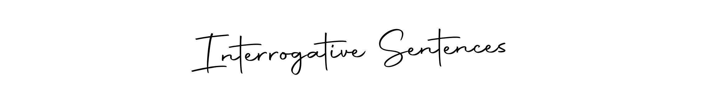 Also You can easily find your signature by using the search form. We will create Interrogative Sentences name handwritten signature images for you free of cost using Autography-DOLnW sign style. Interrogative Sentences signature style 10 images and pictures png