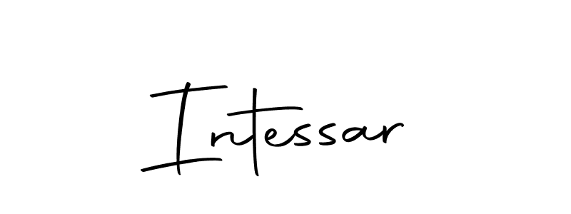 How to make Intessar name signature. Use Autography-DOLnW style for creating short signs online. This is the latest handwritten sign. Intessar signature style 10 images and pictures png