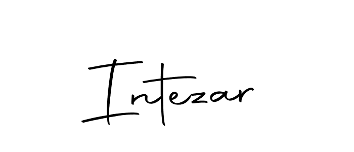 Make a beautiful signature design for name Intezar. With this signature (Autography-DOLnW) style, you can create a handwritten signature for free. Intezar signature style 10 images and pictures png