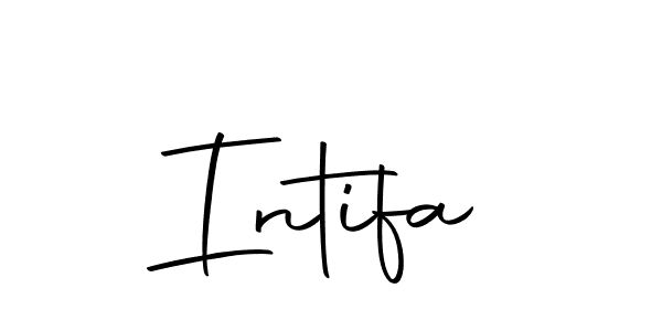 You should practise on your own different ways (Autography-DOLnW) to write your name (Intifa) in signature. don't let someone else do it for you. Intifa signature style 10 images and pictures png