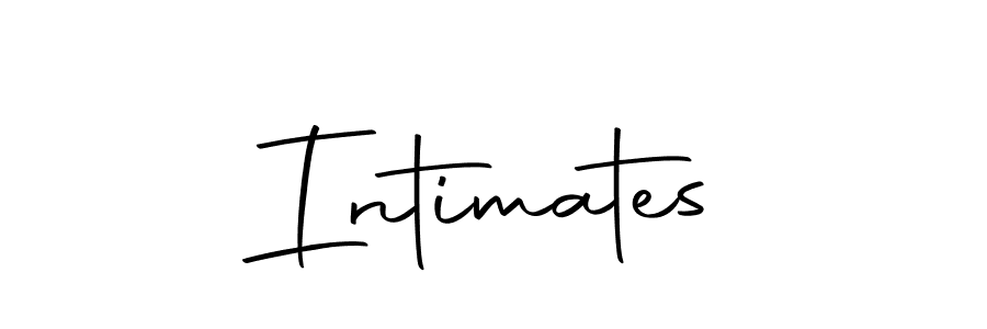 How to make Intimates name signature. Use Autography-DOLnW style for creating short signs online. This is the latest handwritten sign. Intimates signature style 10 images and pictures png