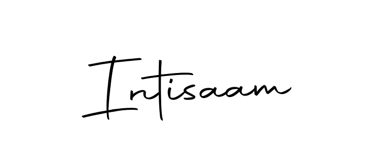 How to make Intisaam name signature. Use Autography-DOLnW style for creating short signs online. This is the latest handwritten sign. Intisaam signature style 10 images and pictures png