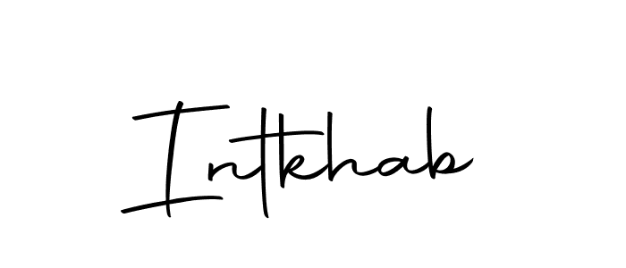 Autography-DOLnW is a professional signature style that is perfect for those who want to add a touch of class to their signature. It is also a great choice for those who want to make their signature more unique. Get Intkhab name to fancy signature for free. Intkhab signature style 10 images and pictures png