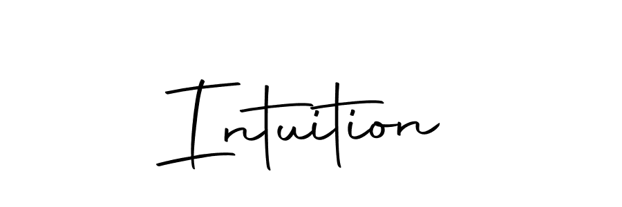 Use a signature maker to create a handwritten signature online. With this signature software, you can design (Autography-DOLnW) your own signature for name Intuition. Intuition signature style 10 images and pictures png